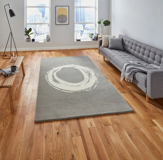 Think Elements EL1095 Grey Rug RS