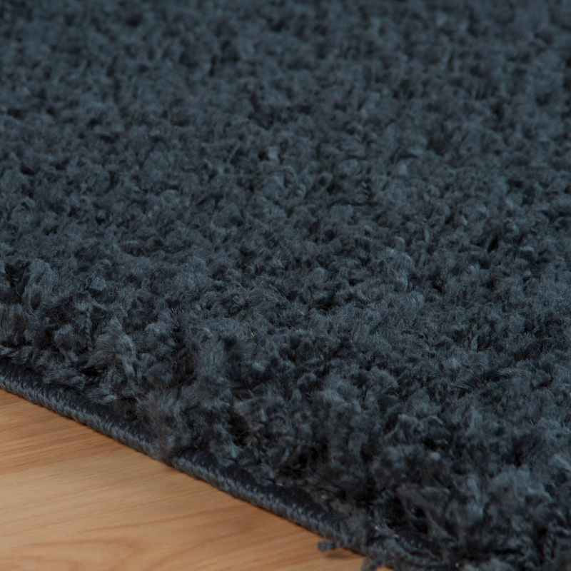 Elsa Shaggy Rugs in Charcoal Grey