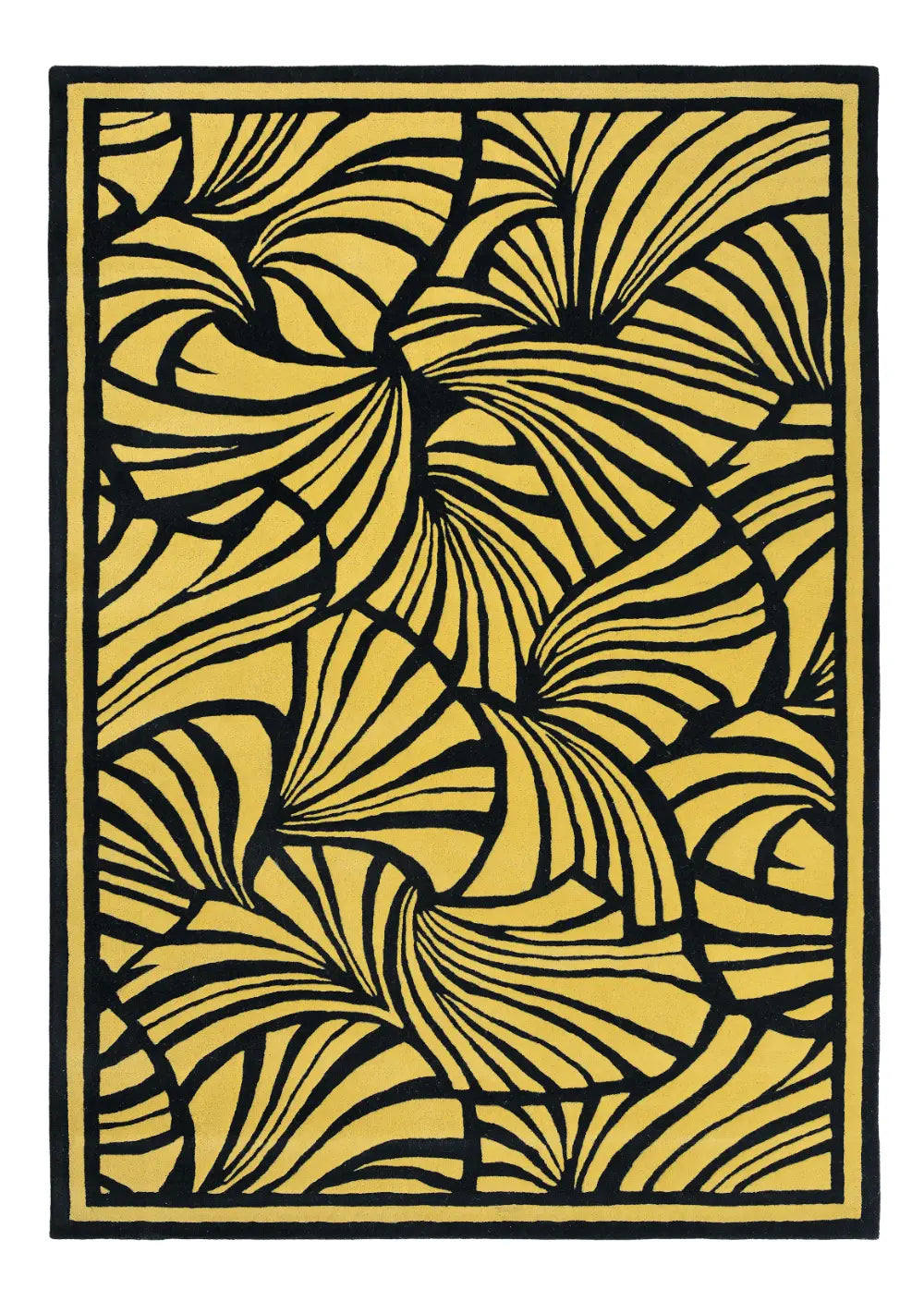 Japanese Fans Florence Broadhurst Gold 039305 Rug