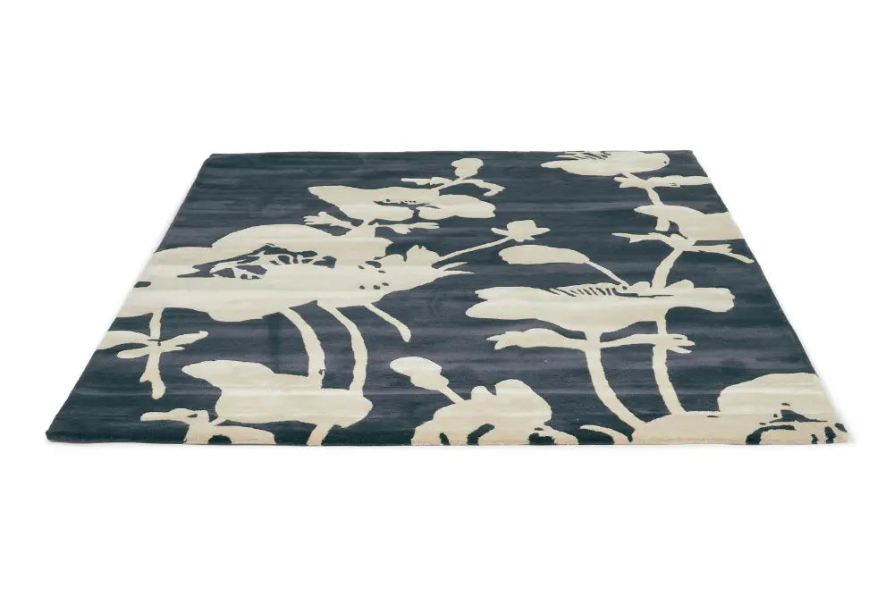 Floral 300 Florence Broadhurst Charcoal 039604 Rug