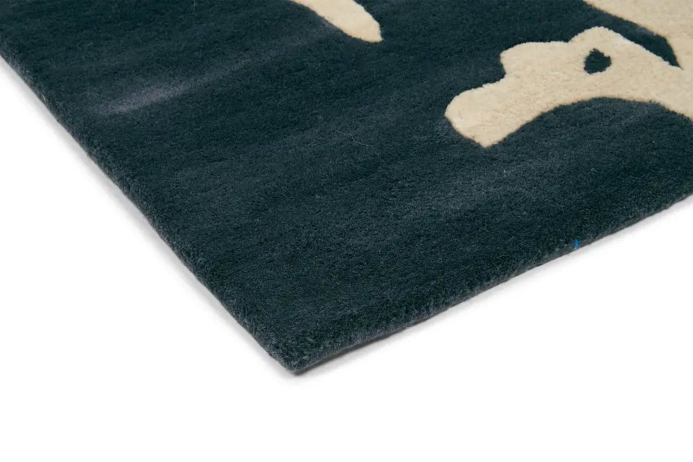 Floral 300 Florence Broadhurst Charcoal 039604 Rug