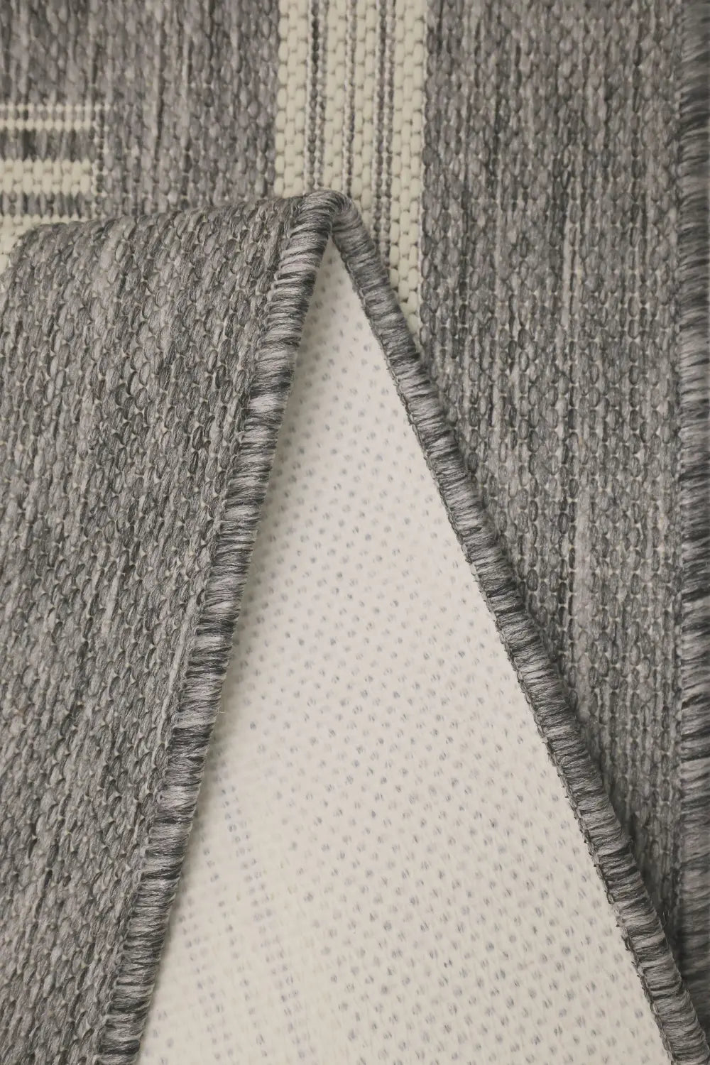 FLATWEAVE GEL Border Steel Grey RS
