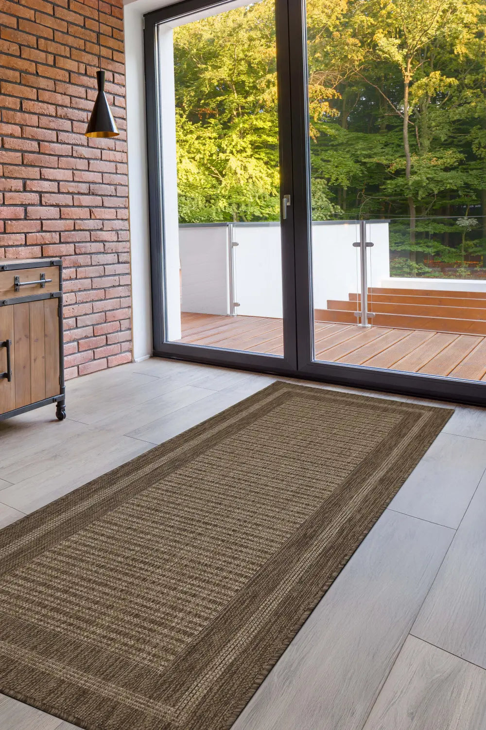 FLATWEAVE GEL Border Latte RS
