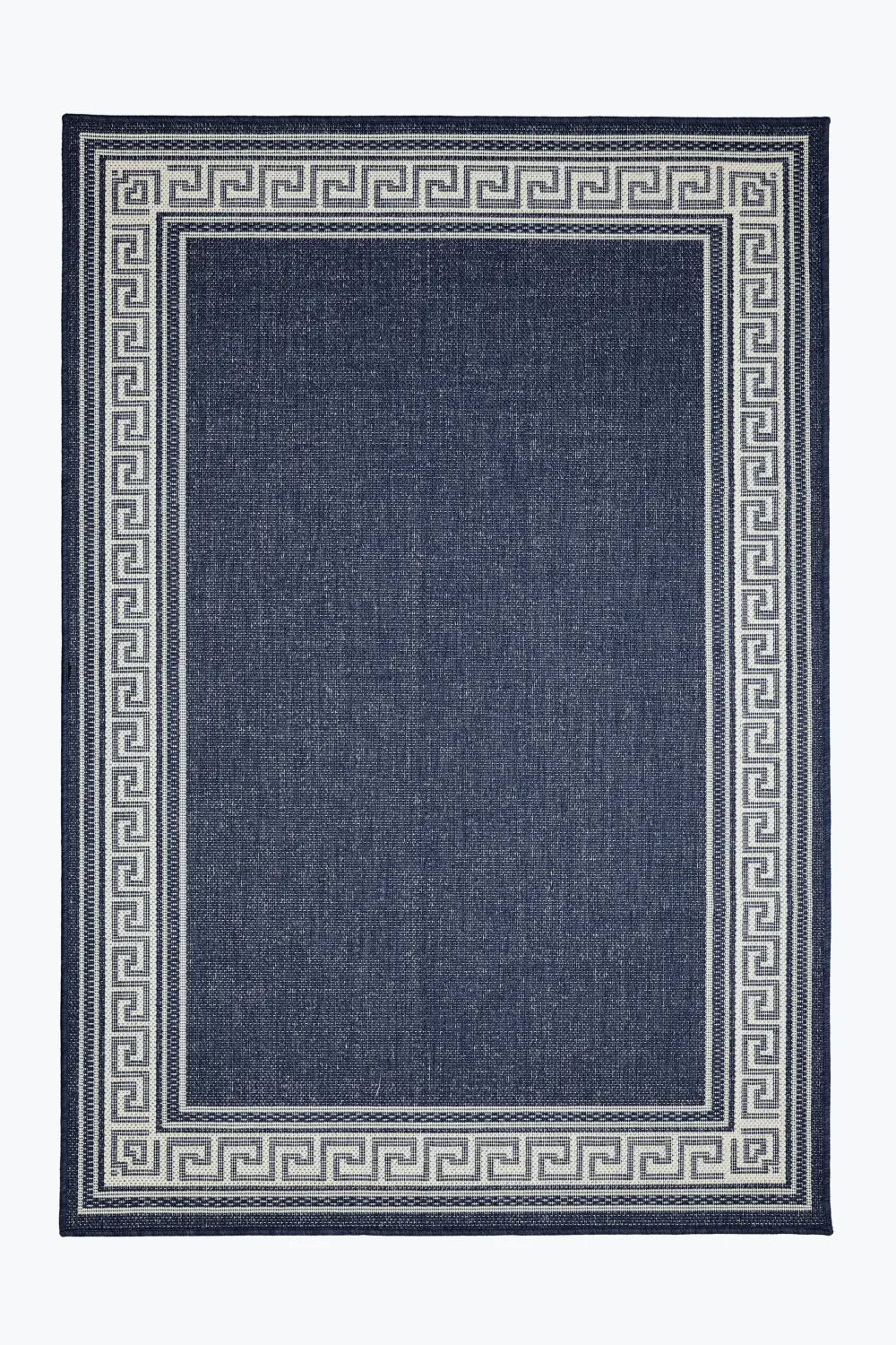 FLATWEAVE GEL Greek Key Navy RS