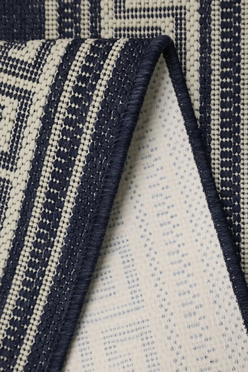 FLATWEAVE GEL Greek Key Navy RS