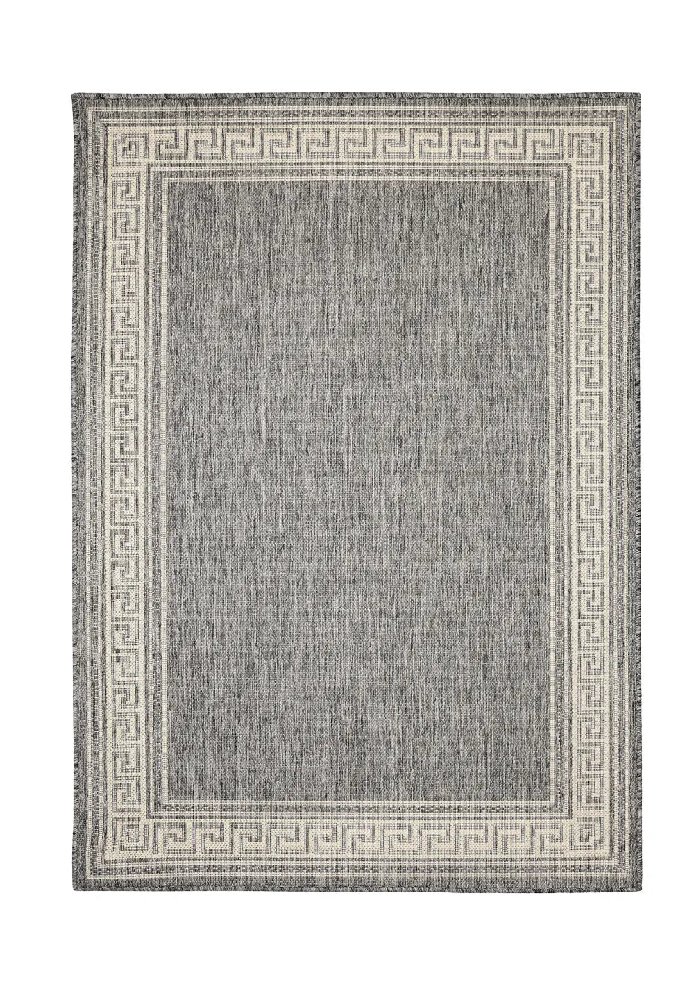 FLATWEAVE GEL Greek Key New Steel Grey RS