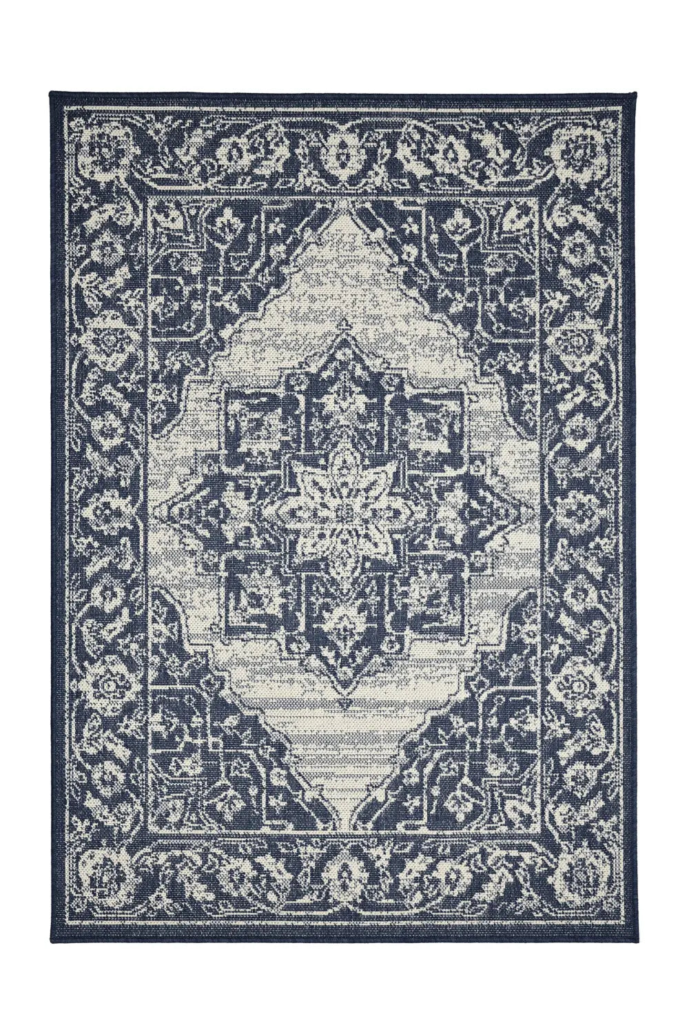 FLATWEAVE GEL Medallion Navy RS
