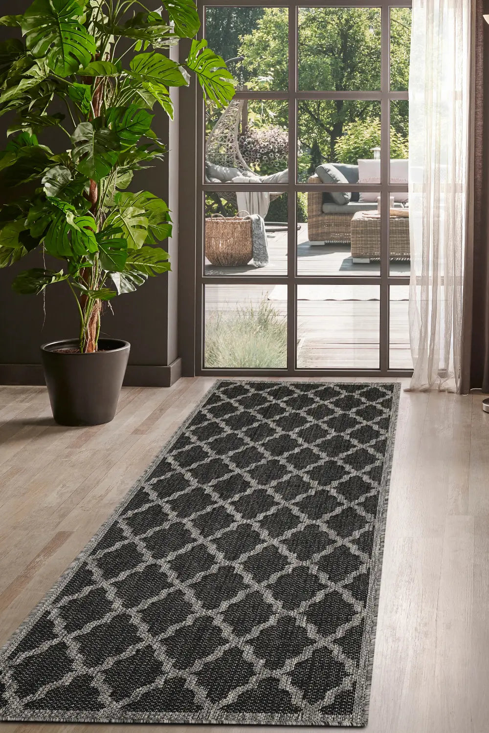 FLATWEAVE GEL l Trellis Black RS