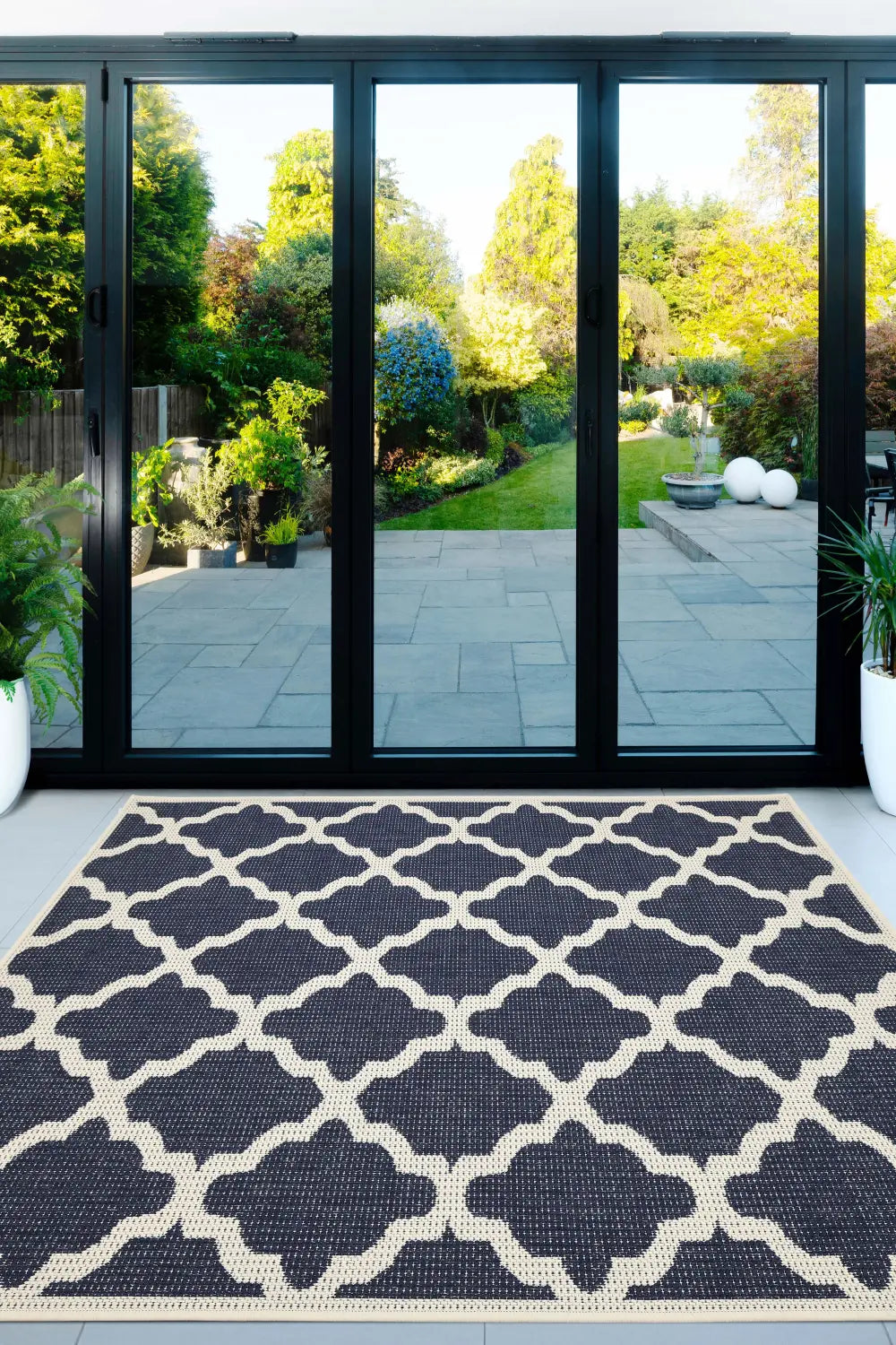 FLATWEAVE GEL l Trellis Navy RS