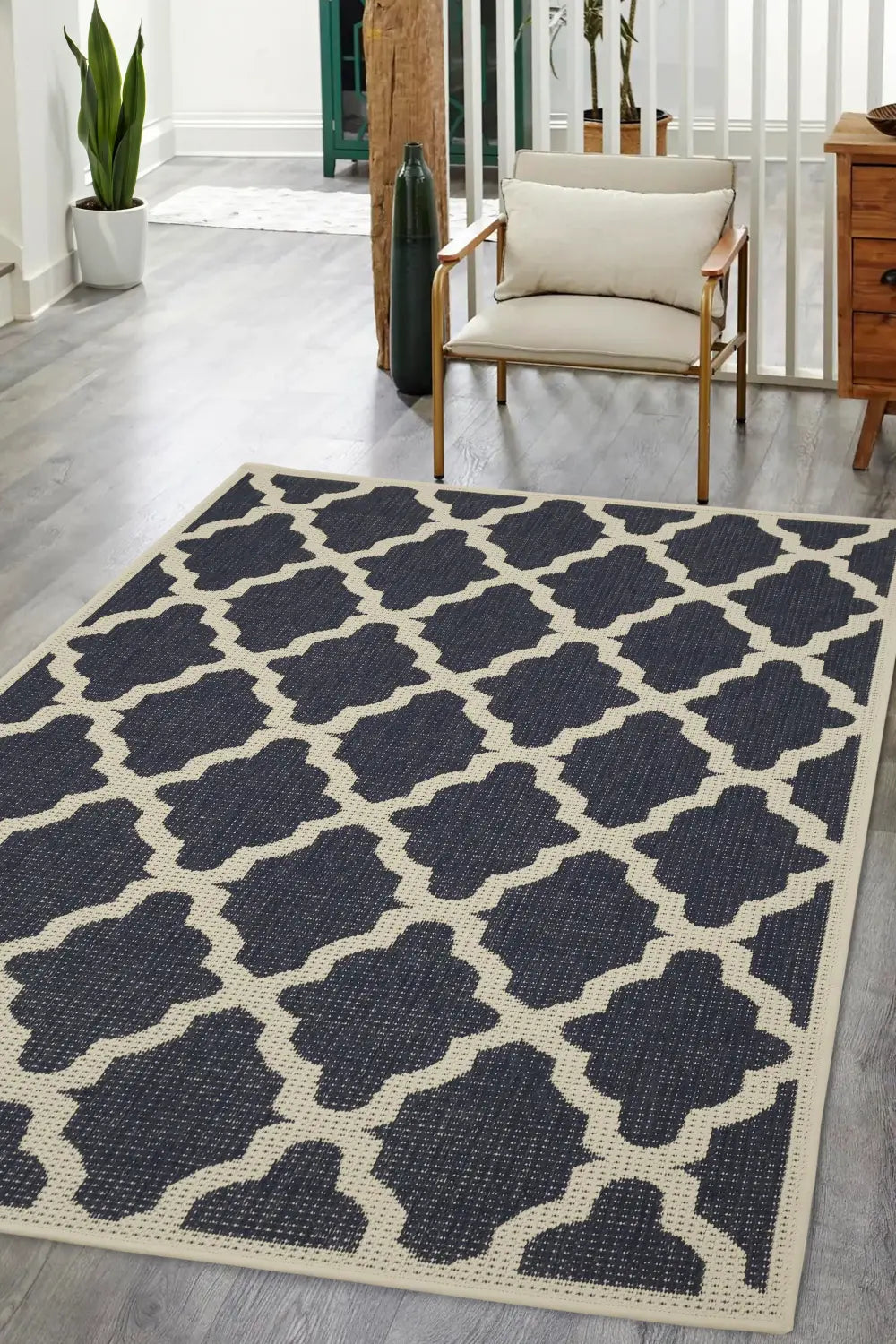 FLATWEAVE GEL l Trellis Navy RS