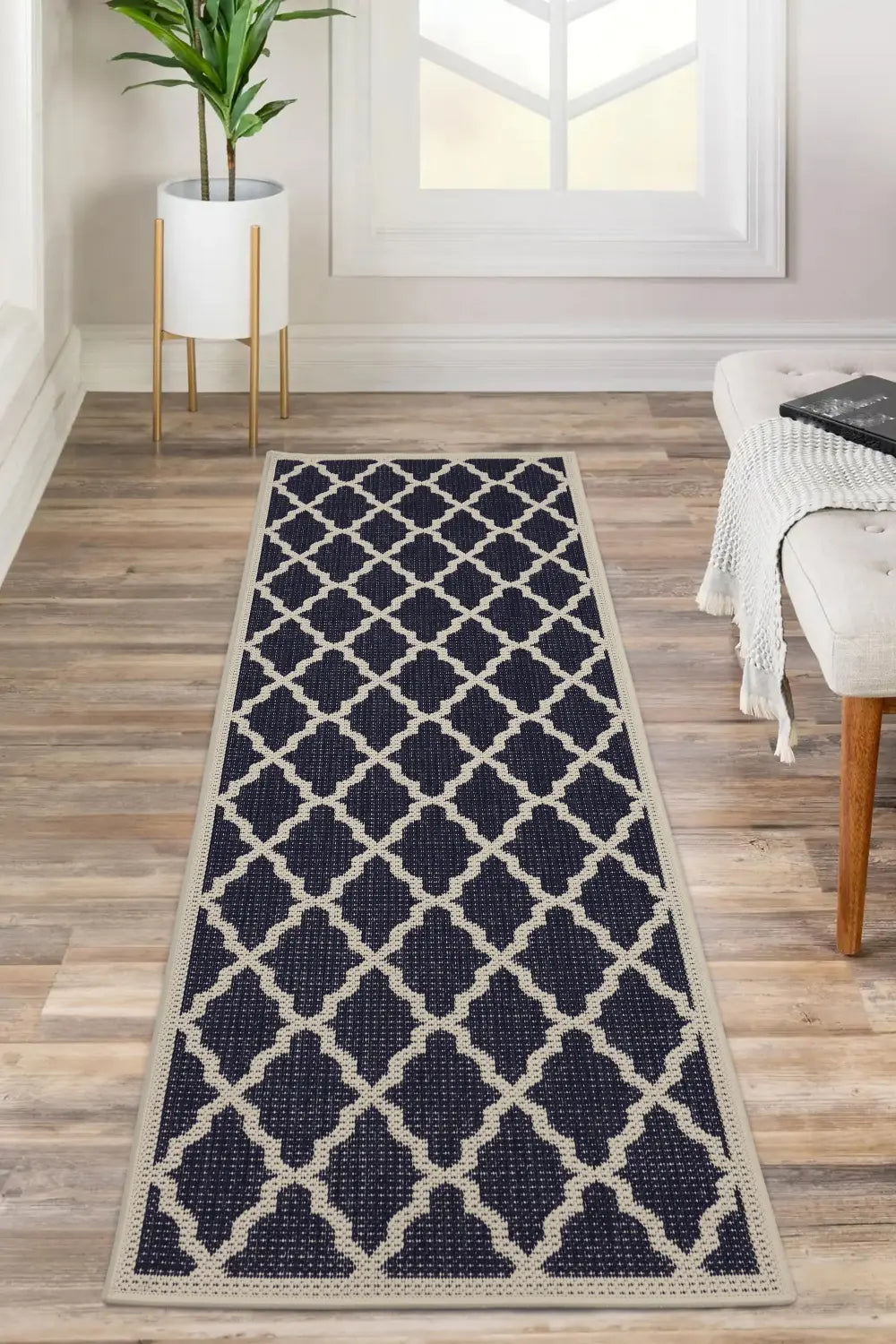 FLATWEAVE GEL l Trellis Navy RS
