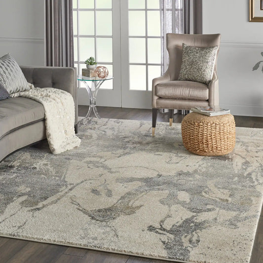 Fusion Nourison FSS16 Cream Grey Rug RS