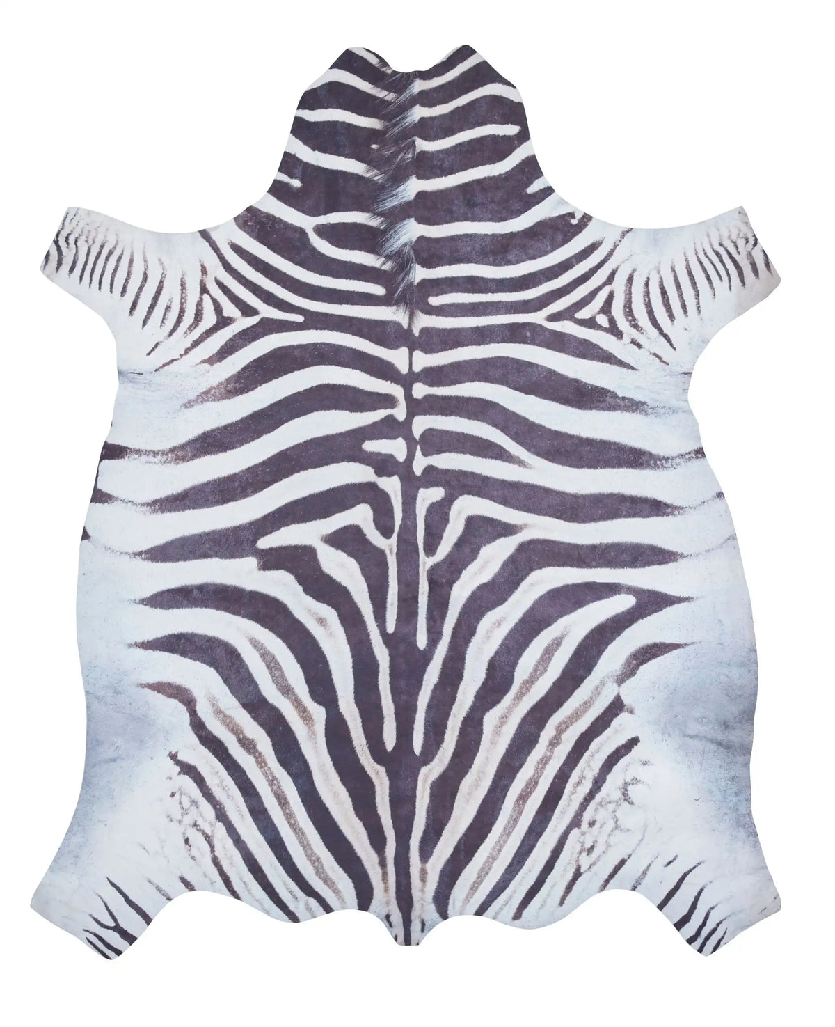 Faux Animal Print Zebra Print Rug RS