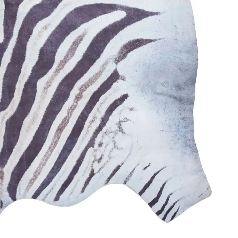 Faux Animal Print Zebra Print Rug RS