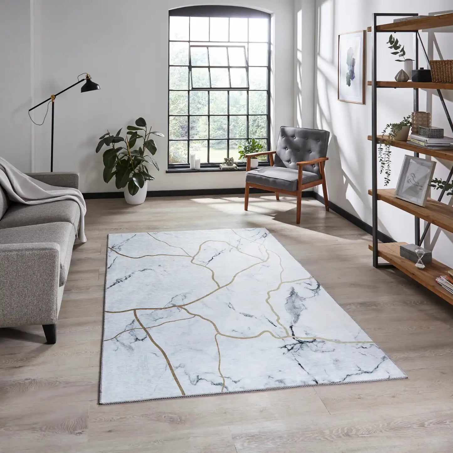 Force K7281 Ivory Gold Rug RS