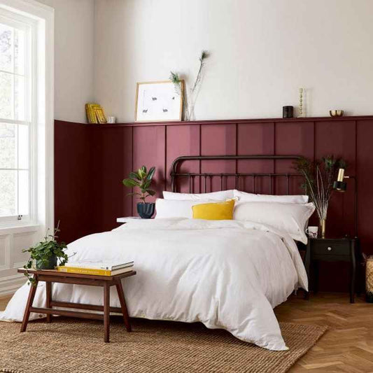 Good Morning Sunshine Bedding Duvet Cover and Pillowcase By Joules in Chalk