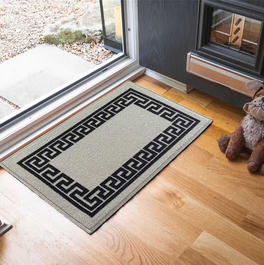 Washable Gel-Back Havana 413 Grey Rug