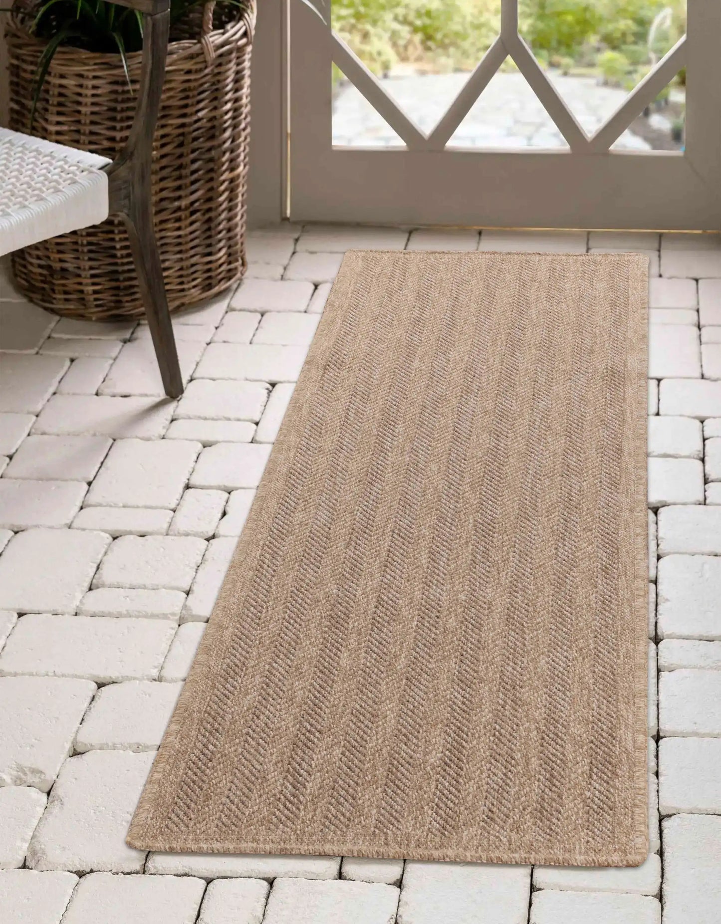 Harper Outdoor Herringbone Jute Rug