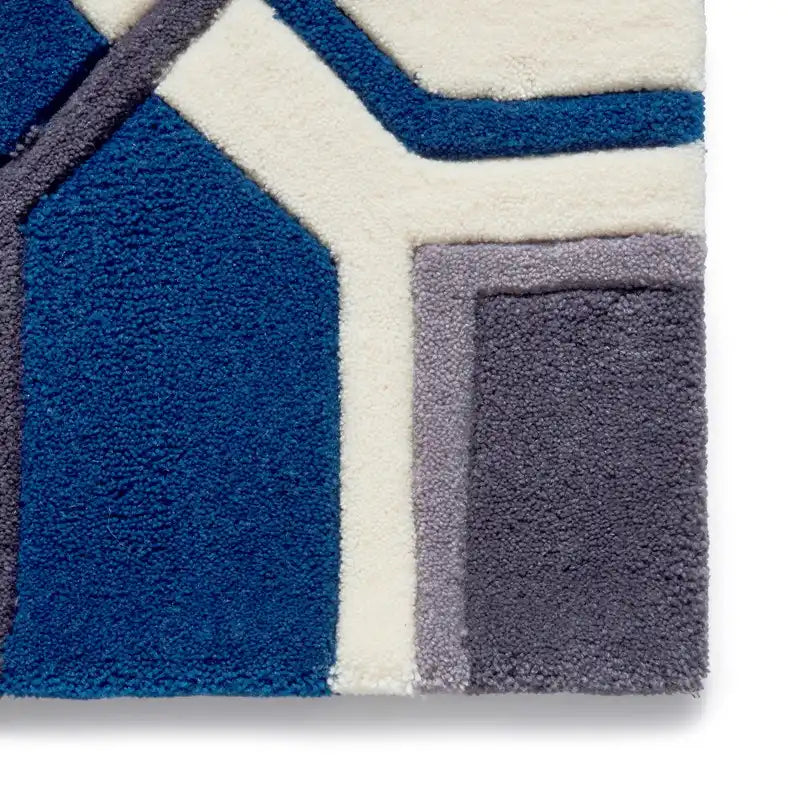 HK 9238 Ivory Navy Rug RS