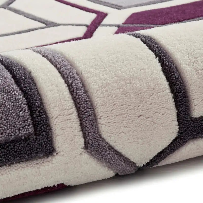 HK 9238 Ivory Purple Rug RS
