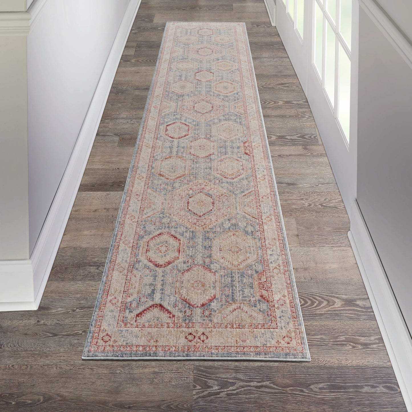 Homestead HMS01 Light Blue Multi Rug RS
