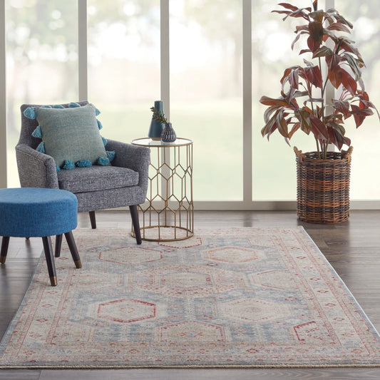 Homestead HMS01 Light Blue Multi Rug RS