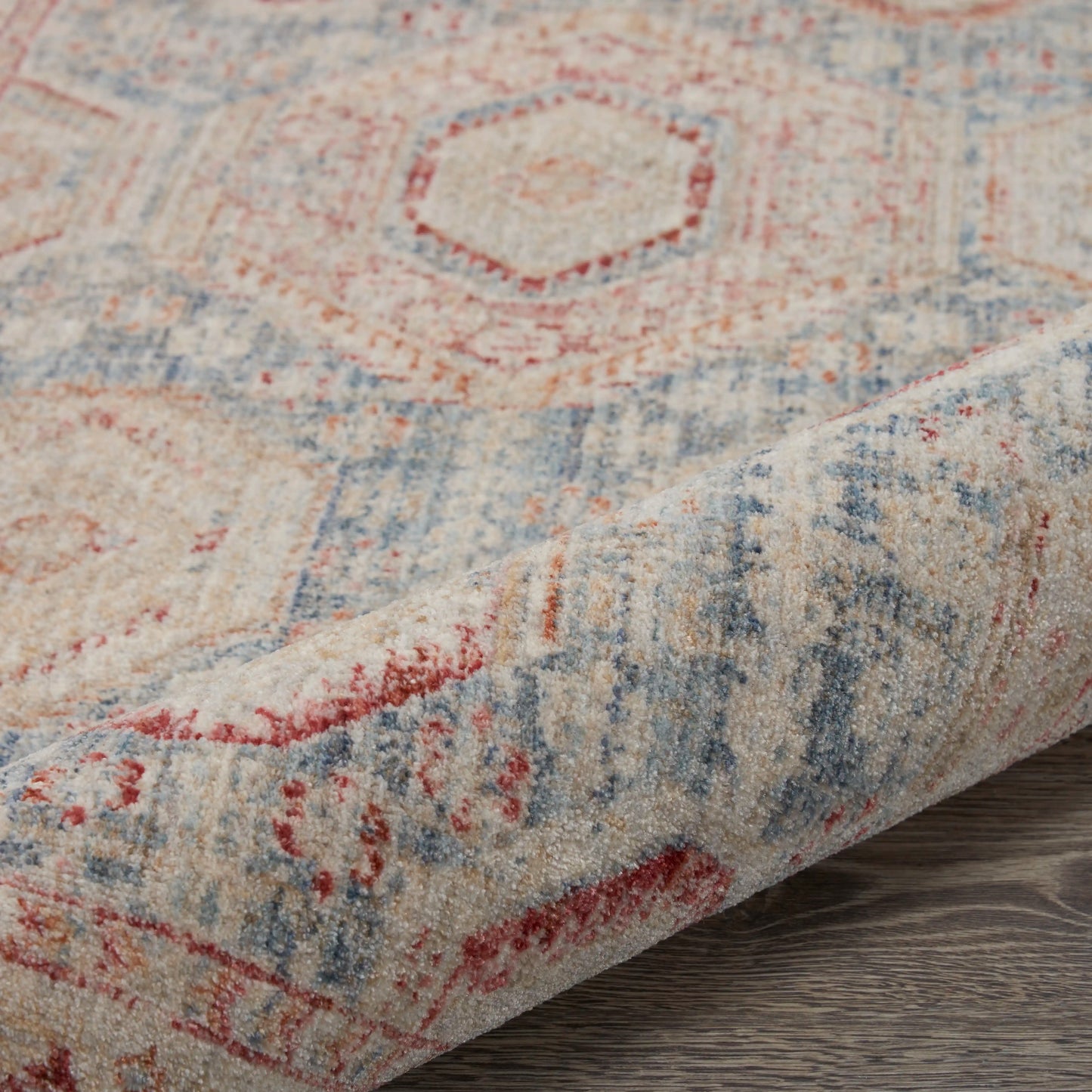 Homestead HMS01 Light Blue Multi Rug RS