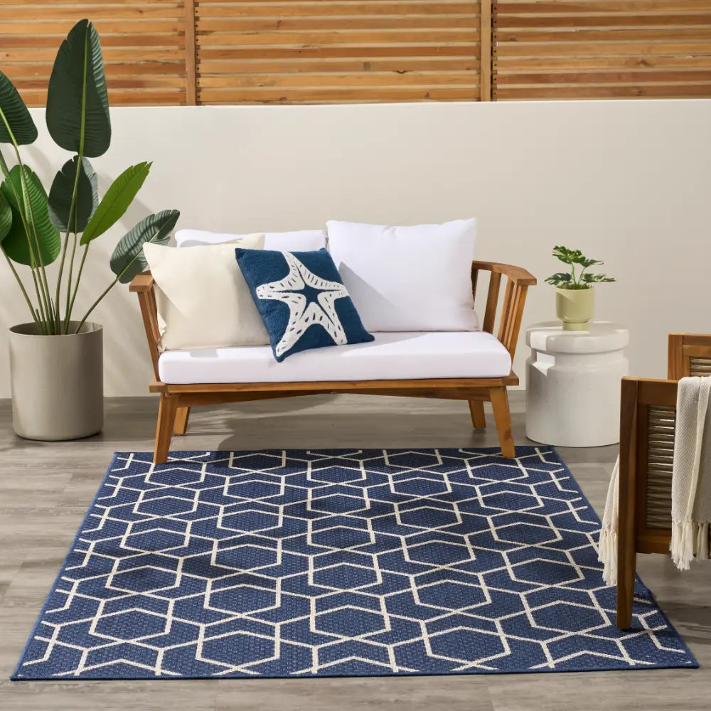 HORIZON INDOOR/OUTDOOR HOZ01 Navy Indoor Outdoor RS