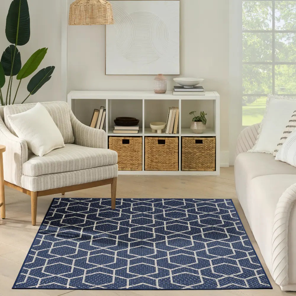 HORIZON INDOOR/OUTDOOR HOZ01 Navy Indoor Outdoor RS