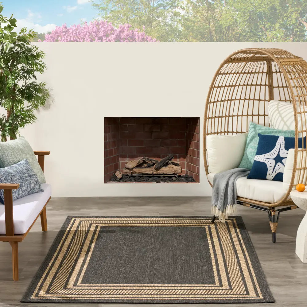 HORIZON INDOOR/OUTDOOR HOZ03 Charcoal Indoor Outdoor RS