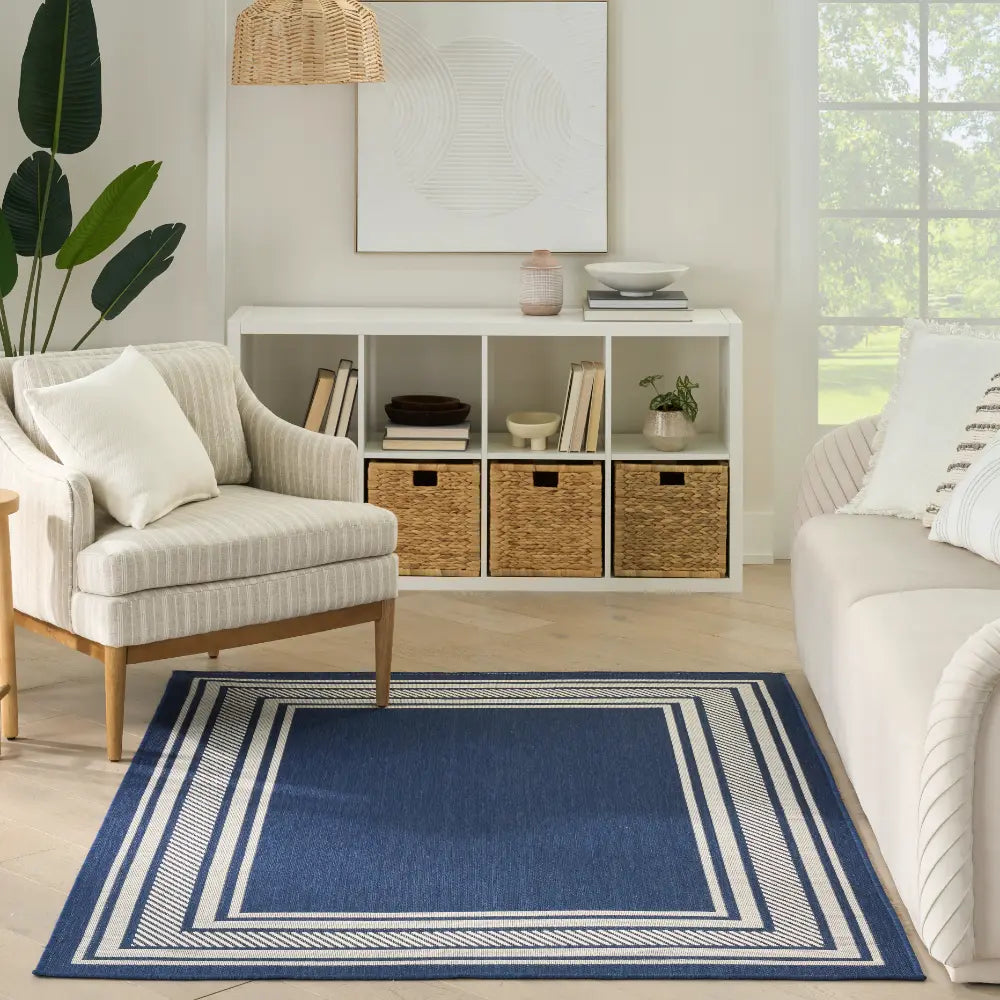 HORIZON INDOOR/OUTDOOR HOZ03 Navy Indoor Outdoor RS