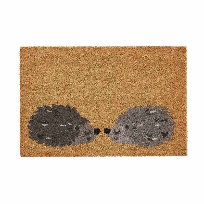 Hedgehogs Coir Doormats in Natural