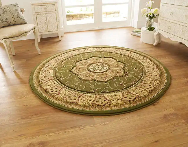 Heritage 4400 Green Rug RS