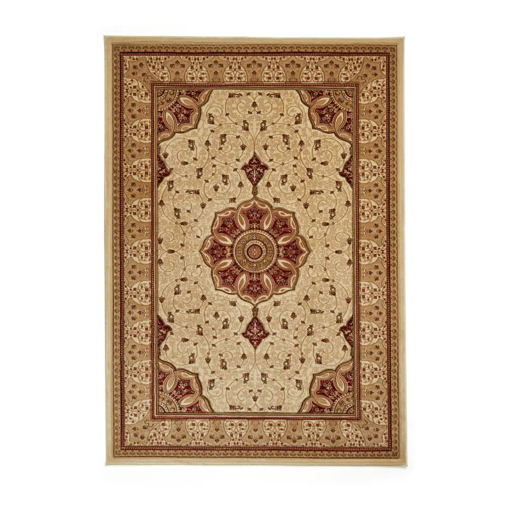 Heritage 4400 Cream Red Rug RS