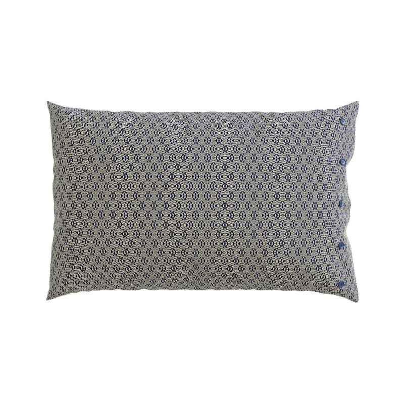 Imara Print Bedding by Bedeck of Belfast in Navy Blue
