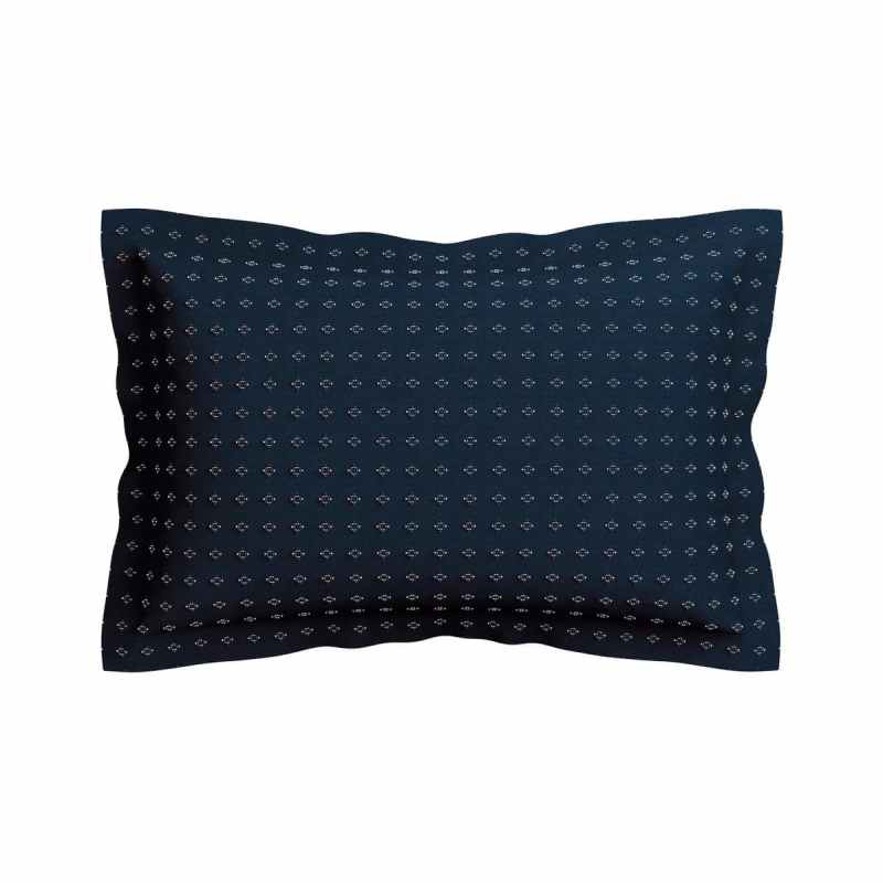 Imara Textured Bedding by Bedeck of Belfast in Navy Blue