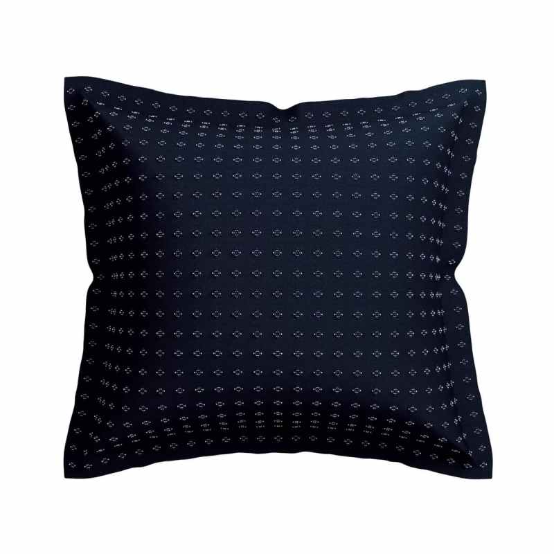 Imara Textured Bedding by Bedeck of Belfast in Navy Blue