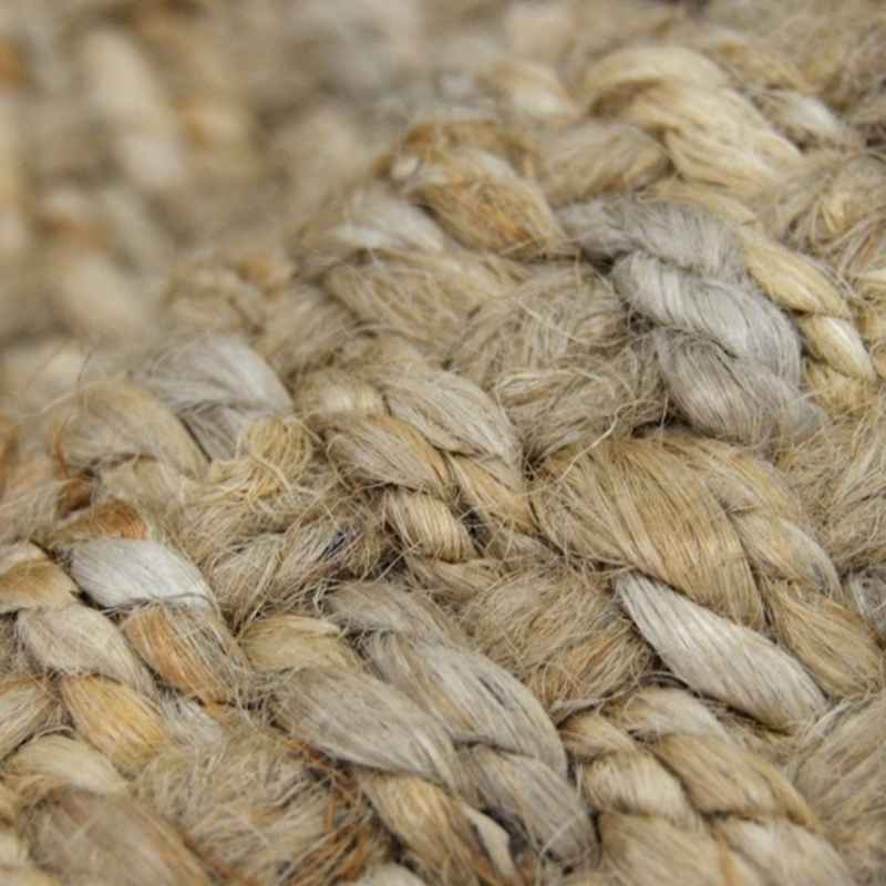 Indian Jute Modern Plain Rugs in Natural