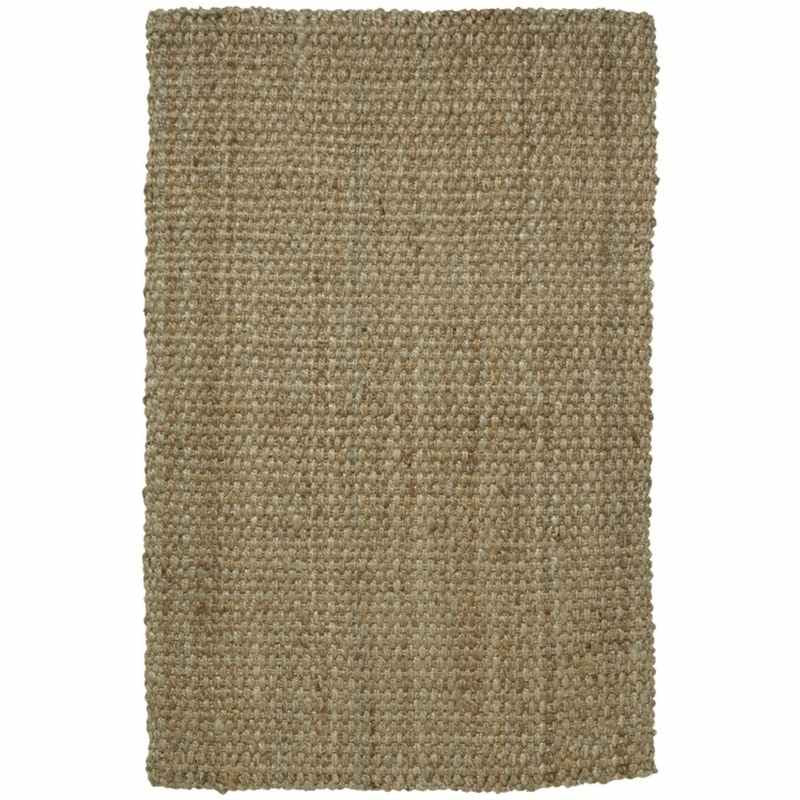 Indian Jute Modern Plain Rugs in Natural