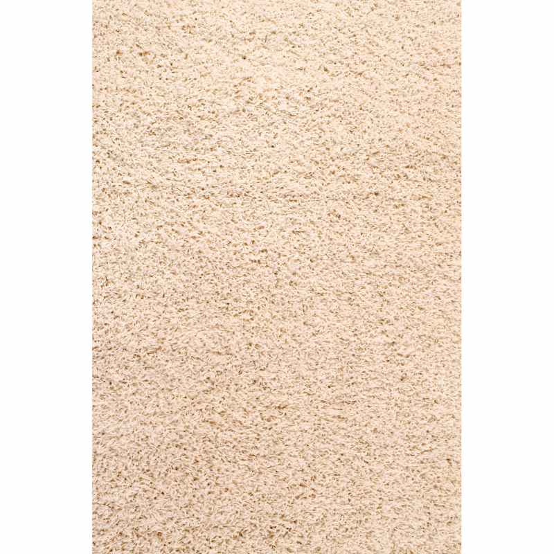 Indulgence Plain Shaggy Rugs in Ivory White