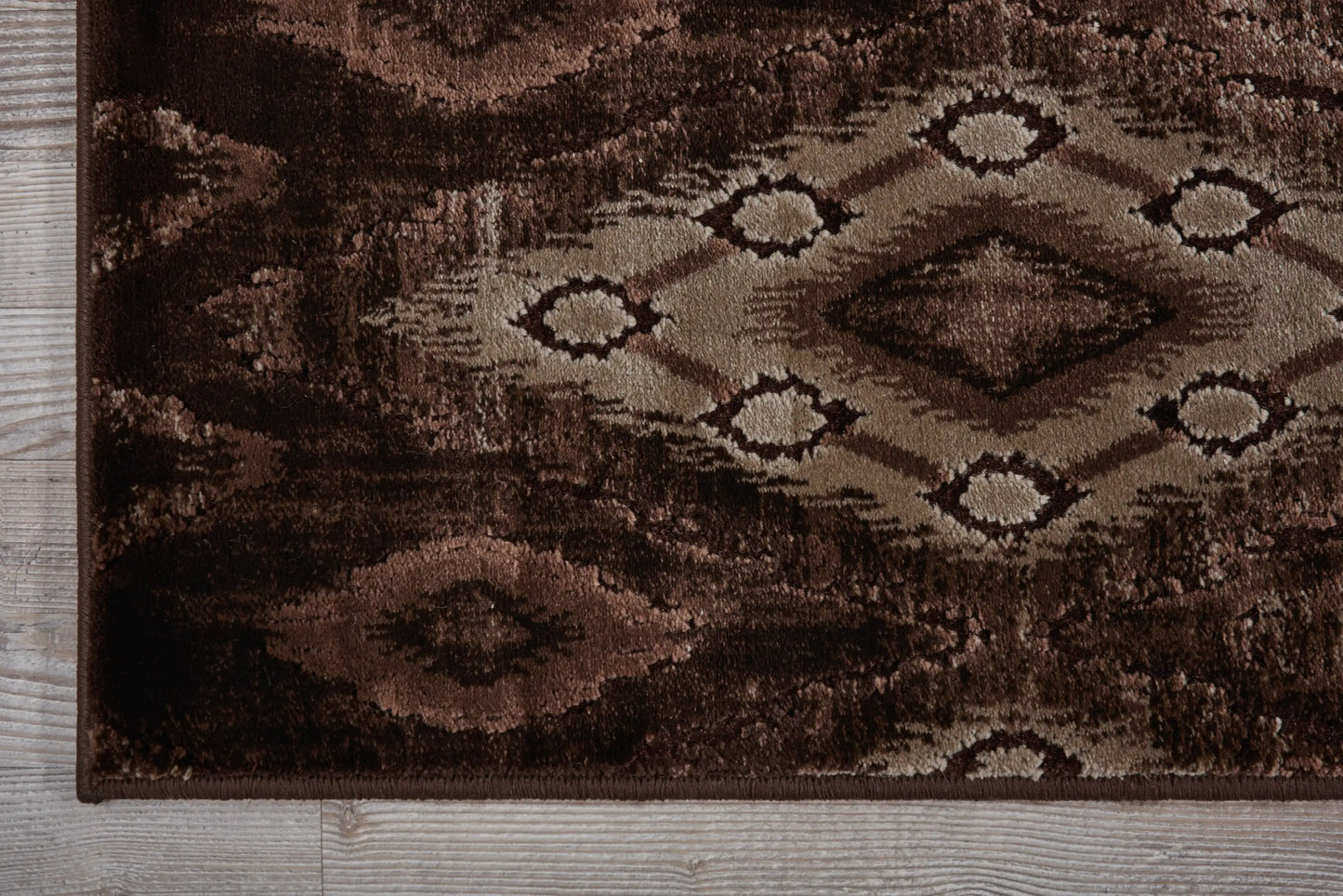 Karma Nourison KRM02 Chocolate Rug RS