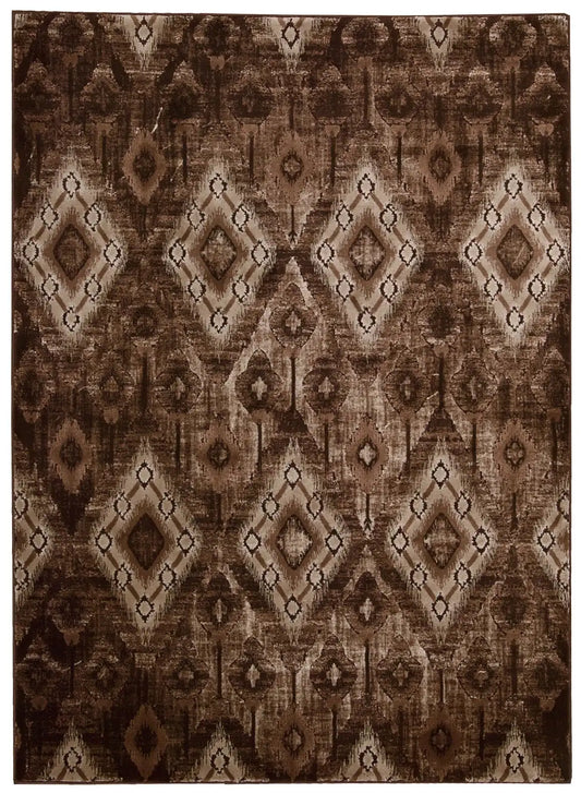 Karma Nourison KRM02 Chocolate Rug RS