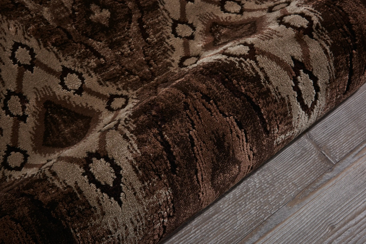Karma Nourison KRM02 Chocolate Rug RS