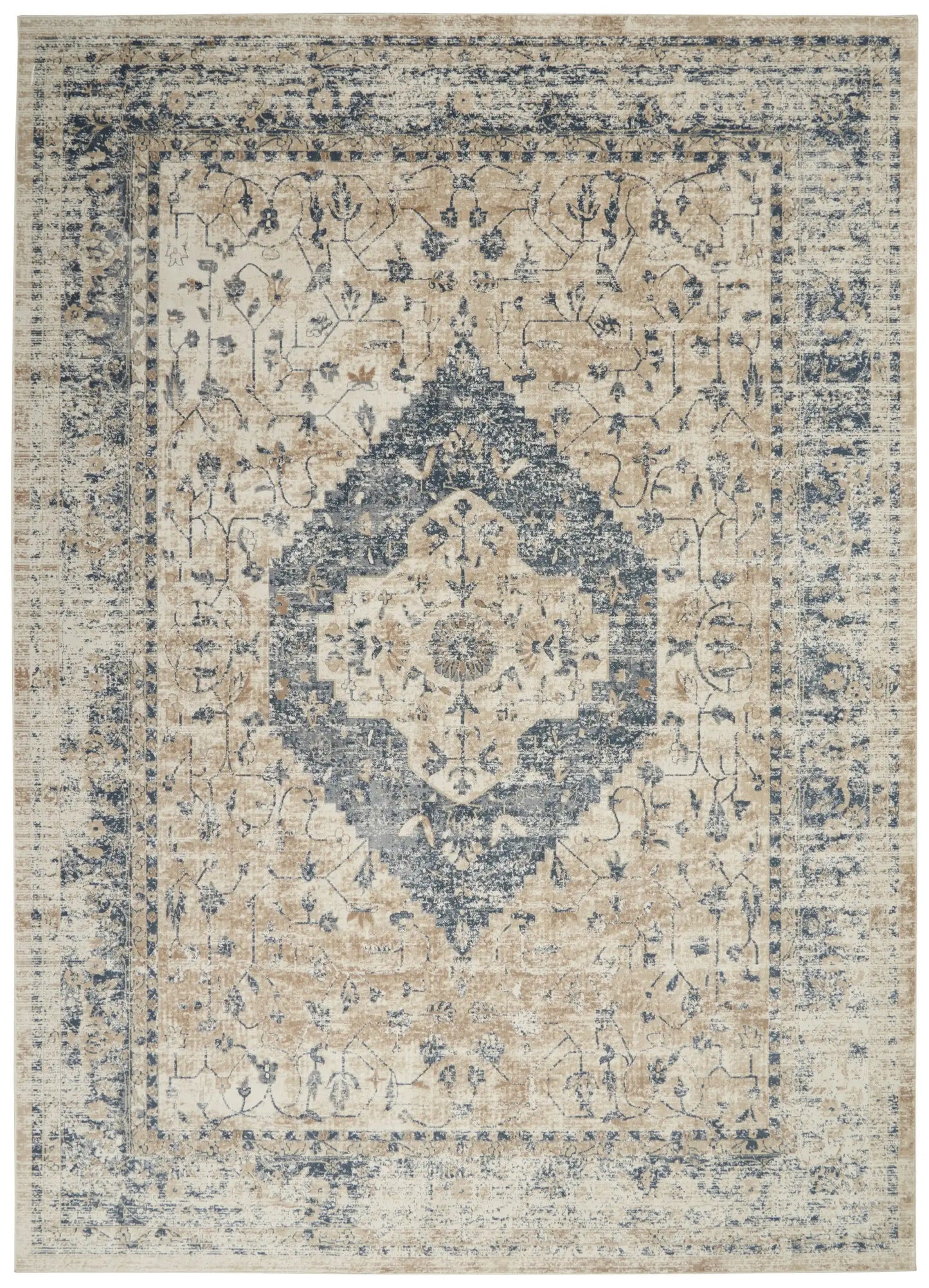Malta MAI11 Ivory Blue Rug RS