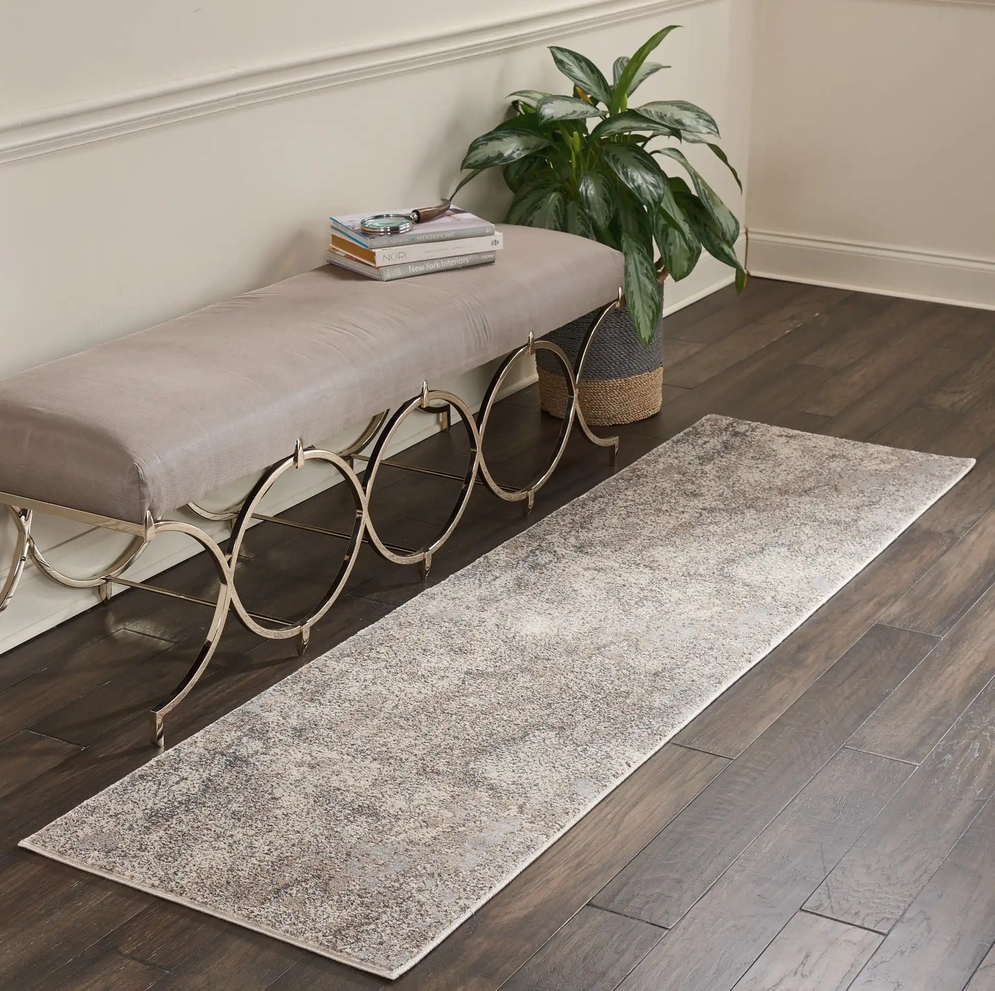 Heritage Nourison KI352 Grey Rug RS