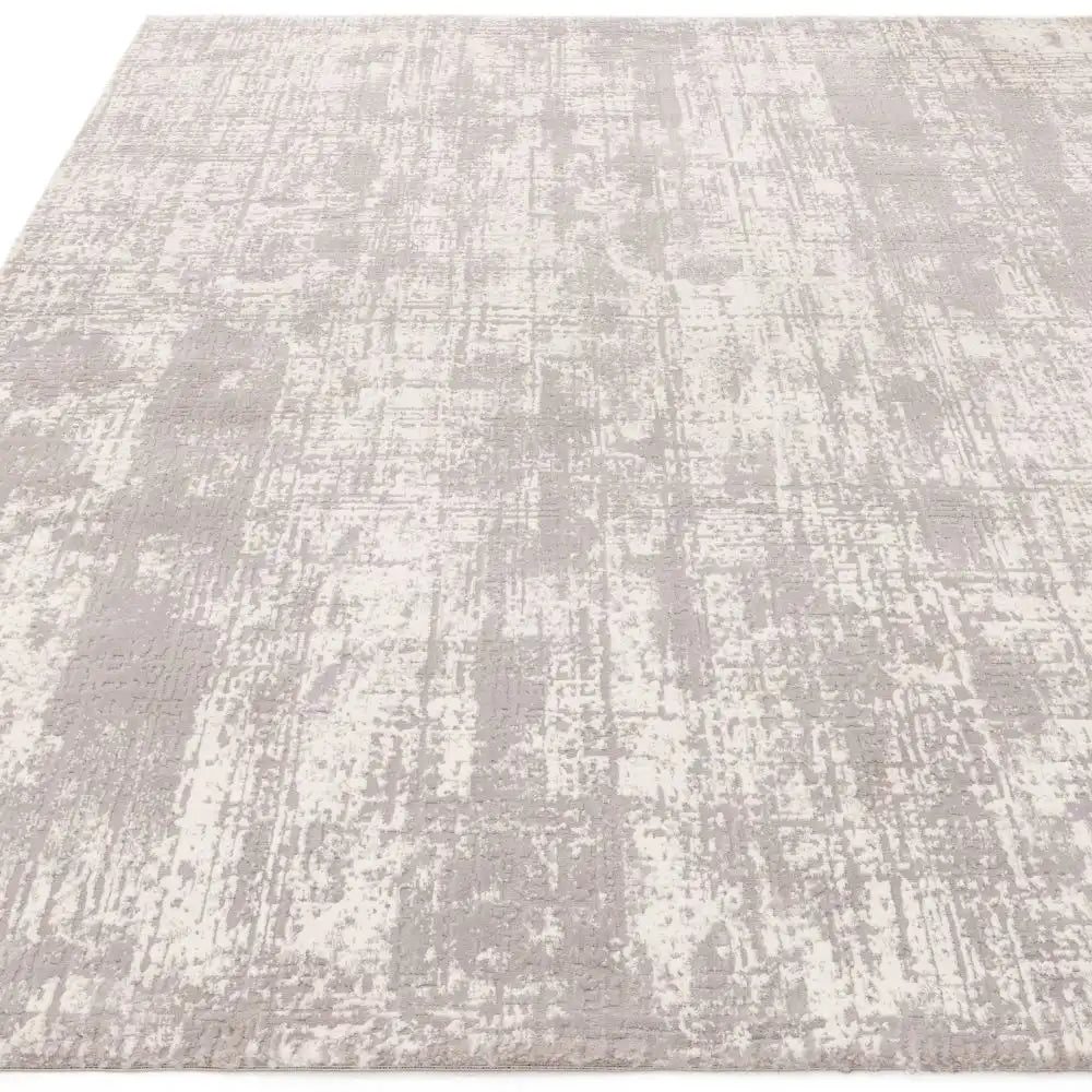 Asiatic kuza abstract grey Grey Living Room  Rug.
