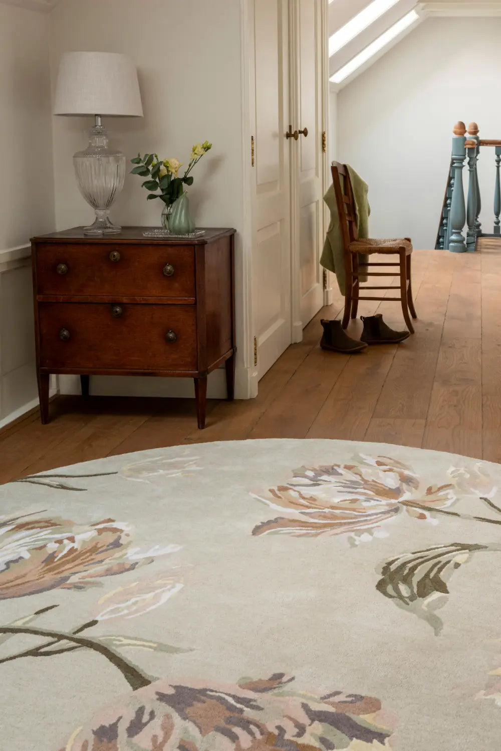 Gosford Laura Ashley Natural/Sage Green 081307 Rug