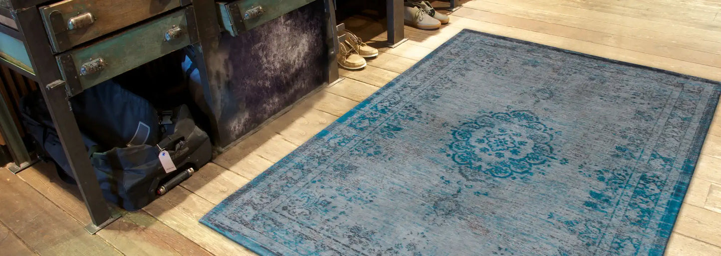Fading World 8255 Grey Turquoise Washable RS