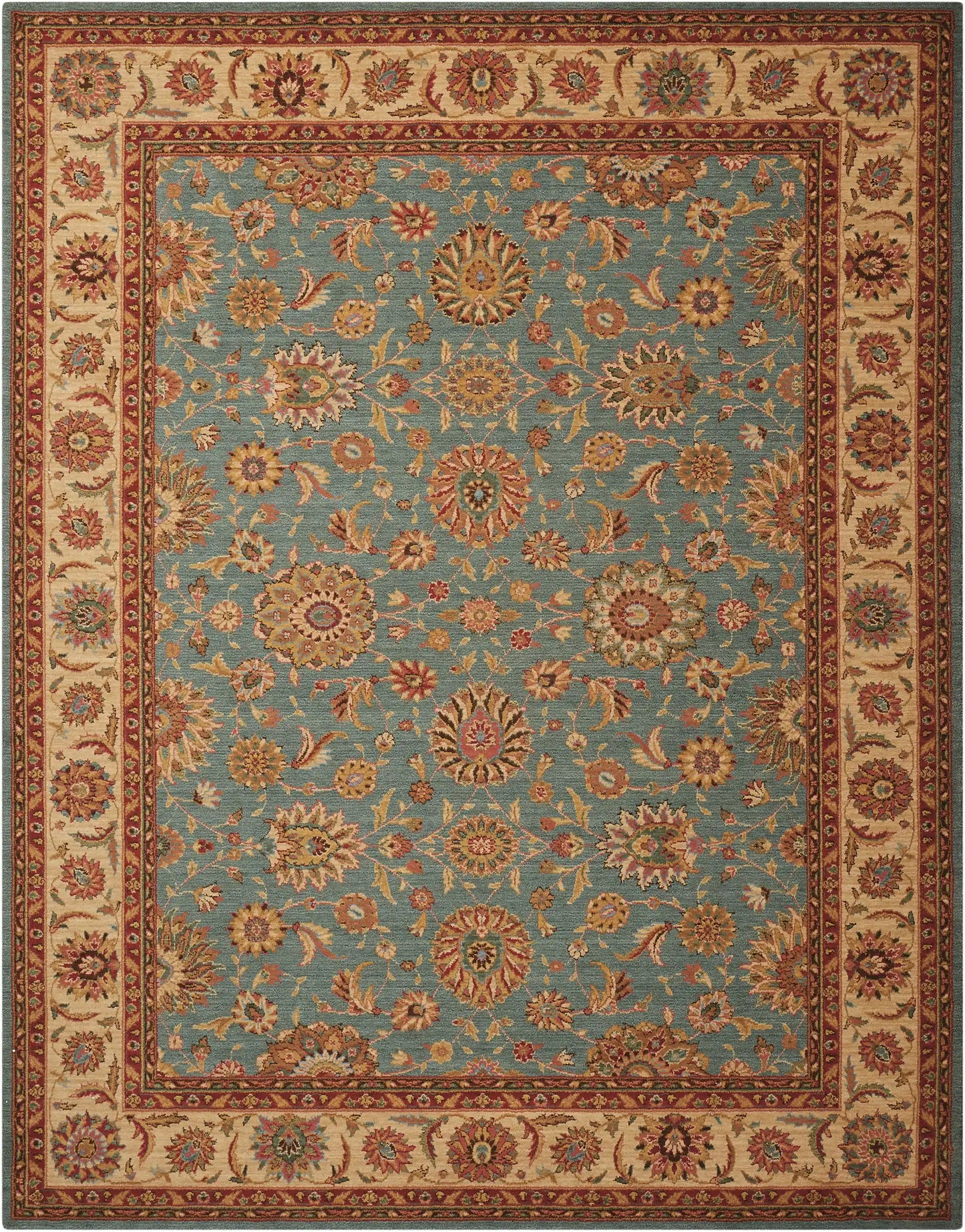 Living Treasures LI05 Aqua Rug RS