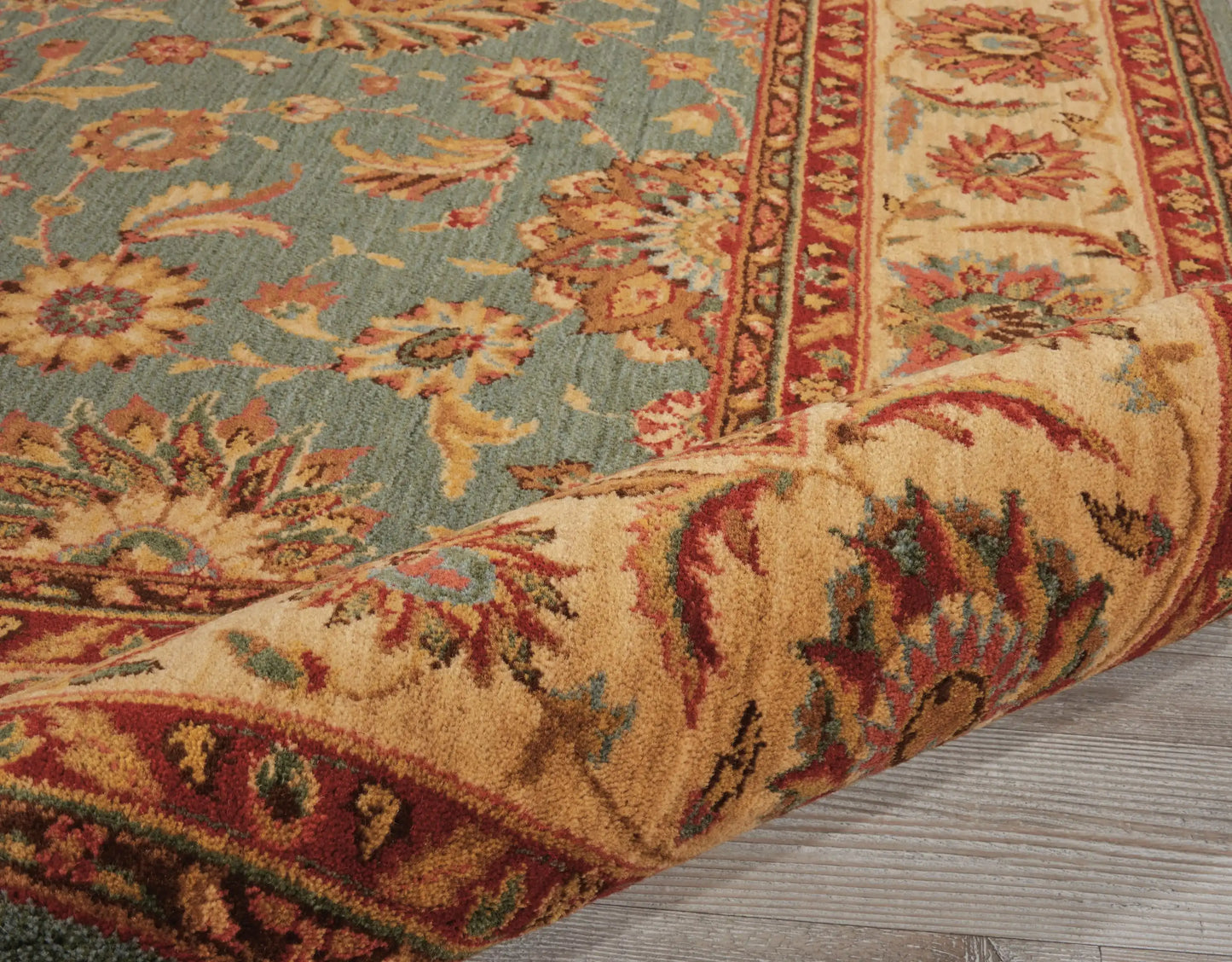 Living Treasures LI05 Aqua Rug RS